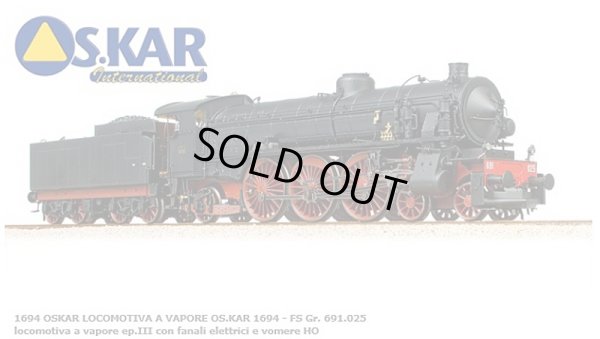 画像1: 鉄道模型 OSKAR 1694 FS GR 691.025 蒸気機関車 HOゲージ
