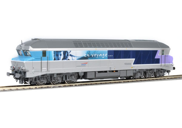 画像1: 鉄道模型 ロコ Roco 62984 SNCF CC72058 En Voyage ディーゼル機関車 H0ゲージ