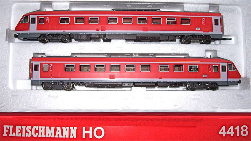 画像1: 鉄道模型 フライシュマン Fleischmann 4418 DB BR 610 ディーゼルカー 気動車 2両セット HOゲージ
