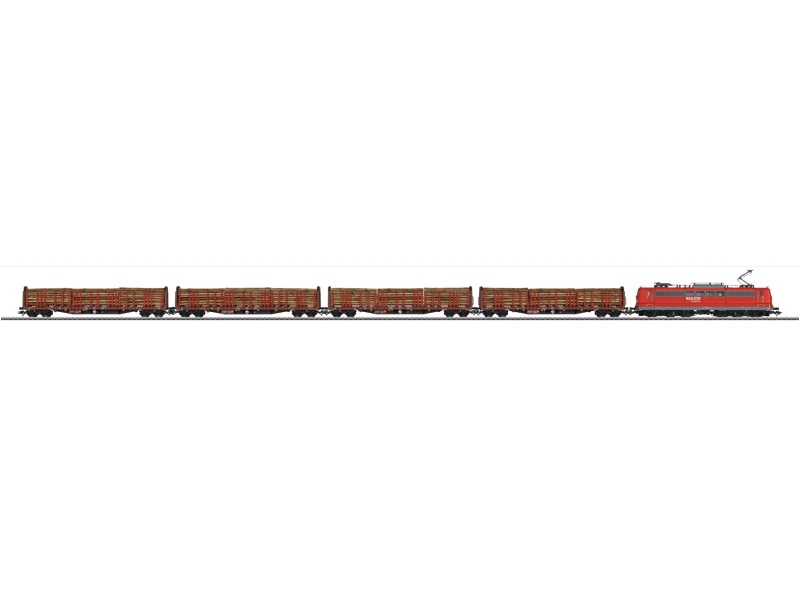 画像1: 鉄道模型 メルクリン Marklin 26594 木材輸送貨物列車セット HOゲージ