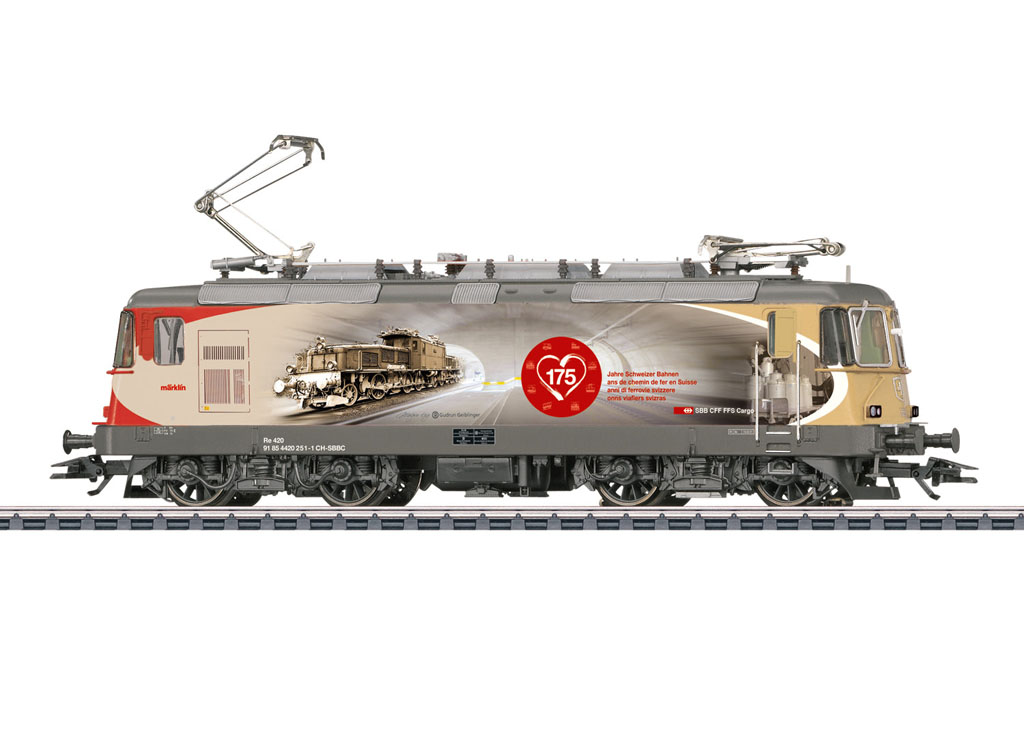 画像1: 鉄道模型 メルクリン Marklin 37875 Class Re 420 Electric Locomotive 175 Years of Swiss Railroading 電気機関車 HOゲージ