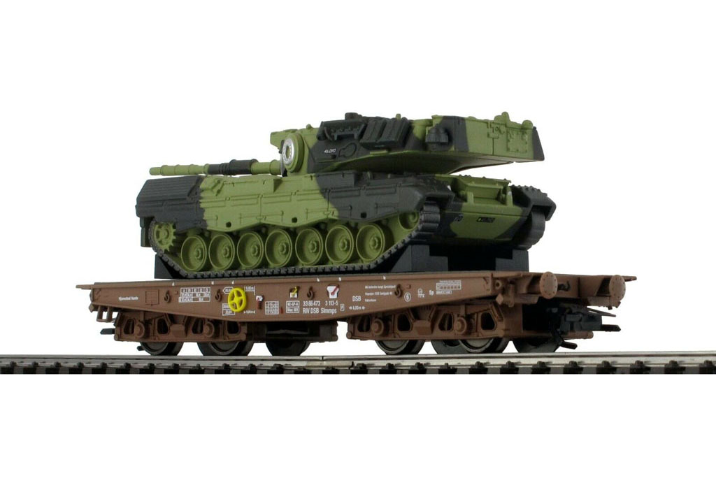 画像4: 鉄道模型 メルクリン Marklin 48842 レオパルド戦車2両運搬貨車 HOゲージ