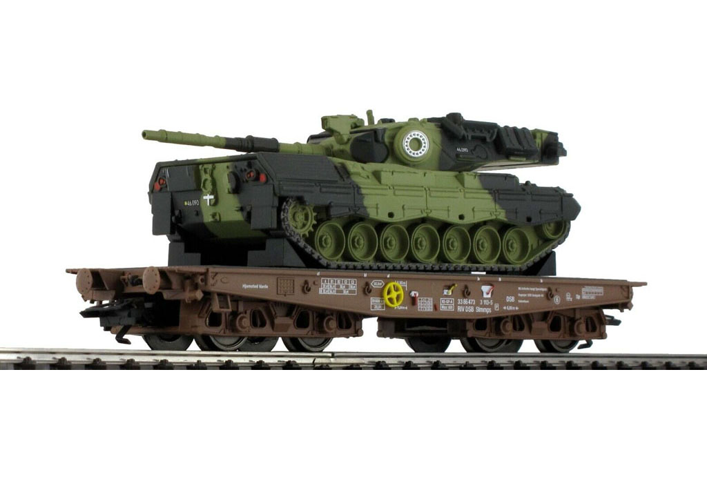 画像3: 鉄道模型 メルクリン Marklin 48842 レオパルド戦車2両運搬貨車 HOゲージ