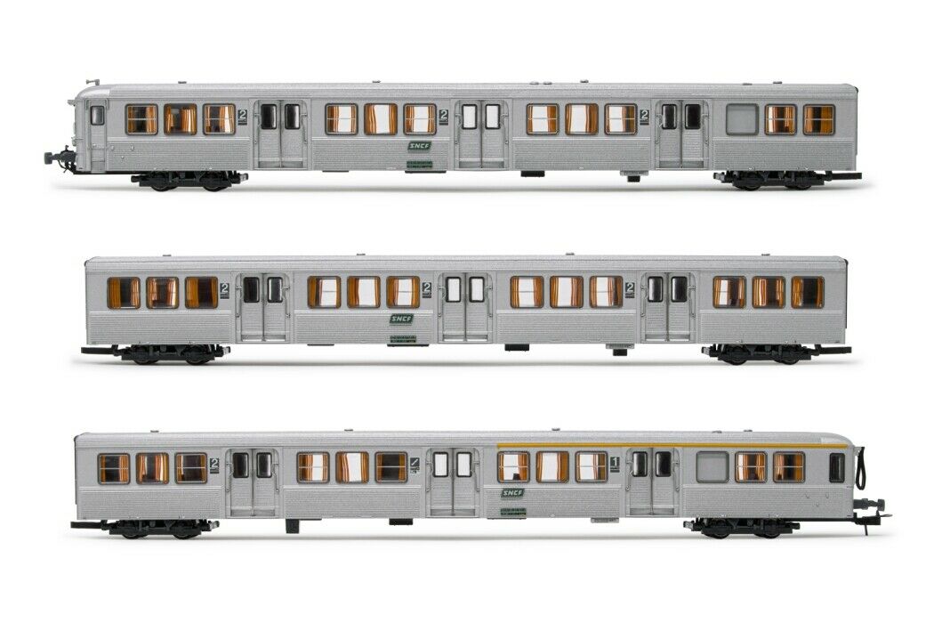 画像1: 鉄道模型 ジュエフ Jouef HJ4150 SNCF RIB 70 original  電車3輌セット HOゲージ