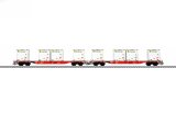 画像: 鉄道模型 メルクリン Marklin 47076 Container Flat Car Set 貨車 HOゲージ