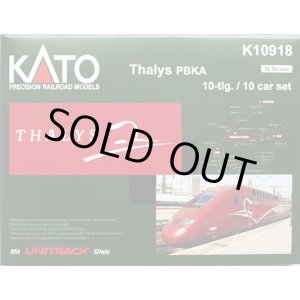 画像: 鉄道模型 カトー KATO 10918 SNCF フランス国鉄 TGV Thalys タリス ニューカラー 10両セット Nゲージ