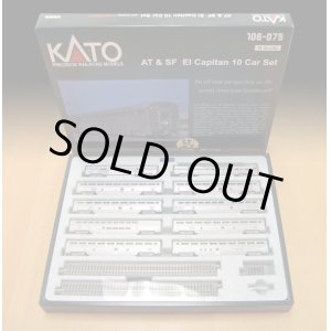 画像: 鉄道模型 カトー KATO 106-075 サンタ・フェ エル・キャピタン 客車10両セット Nゲージ