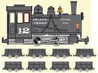 画像2: 鉄道模型 ミニトレインズ MINITRAINS 168-5062 HOn30 0-4-0 ポーター 蒸気機関車 鉱山貨物列車セット HOナローゲージ(9mm)
