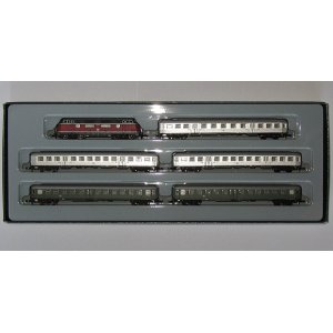 画像: 鉄道模型 メルクリン Marklin 81175 DB V200.0 ディーゼル機関車 旅客列車セット Zゲージ