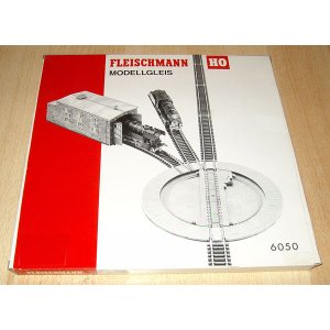 画像: 鉄道模型 フライシュマン Fleischmann 6050 手動ターンテーブル 転車台 HOゲージ