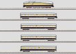 画像1: 鉄道模型 メルクリン Marklin 26610 ヘンシェル Henschel-Wegmann-Zug 列車セットHOゲージ 限定品