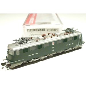 画像: 鉄道模型 フライシュマン Fleischmann 737201 SBB Ae 6/6 緑塗装 電気機関車 Nゲージ