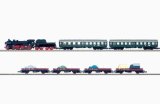 画像: 鉄道模型 メルクリン Marklin 81428 ミニクラブ mini-club DB BR38 蒸気機関車 混合列車セット Zゲージ