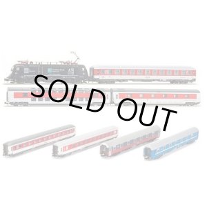 画像: 鉄道模型 ホビートレイン Hobbytrain 22055+22056 シティナイトライン CNL 寝台列車セット Nゲージ