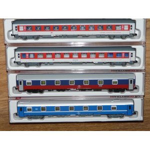 画像: 鉄道模型 ホビートレイン Hobbytrain 22056 CNL City Nightline シティナイトライン 客車4両セット Nゲージ