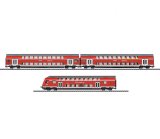 画像: 鉄道模型 トリックス Trix 24580 DB AG 2階建て客車 3両セット HOゲージ