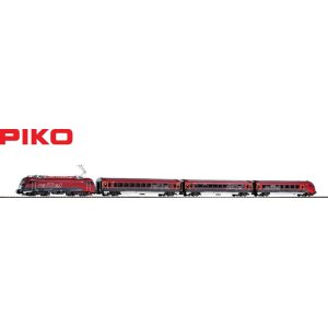 画像: 鉄道模型 ピコ PIKO 58131 Railjet レイルジェット　Rh 1216 電気機関車+客車3両セット H0ゲージ