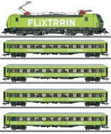 画像: 鉄道模型 メルクリン Marklin 36183-S MRCE BR 193  Flixtrain 電気機関車+客車4両セット HOゲージ