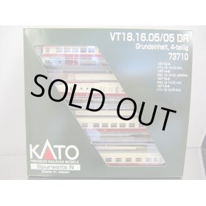 画像: 鉄道模型 カトー KATO 73710 VT18.16.05 DR BR175 TEE ディーセル特急 4両基本セット Nゲージ