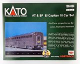 画像: 鉄道模型 カトー KATO 106-084 サンタ・フェ エル・キャピタン 客車10両セット Nゲージ