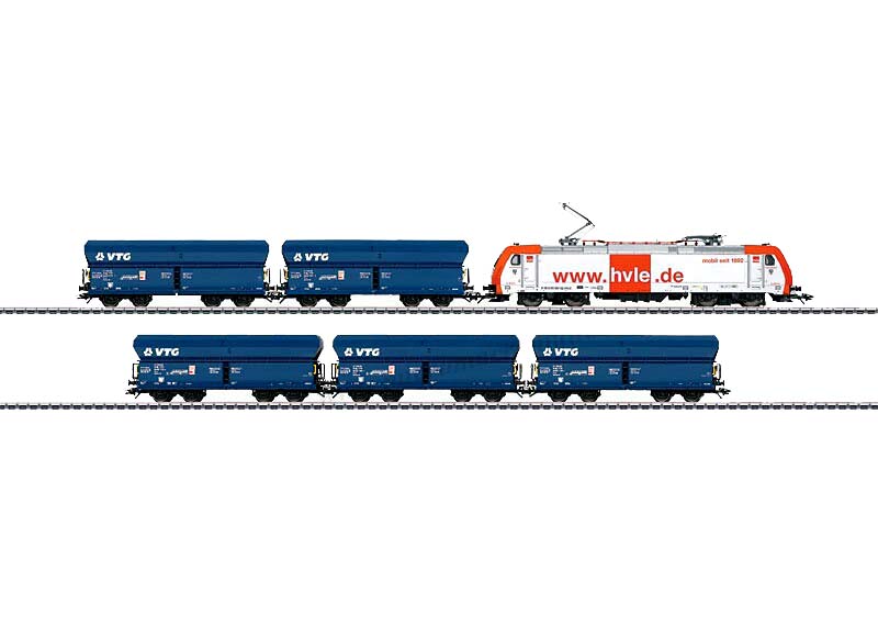 画像1: 鉄道模型 メルクリン Marklin 26571 HVLE/VTG BR 185.5 HVLE 貨物列車セット HOゲージ