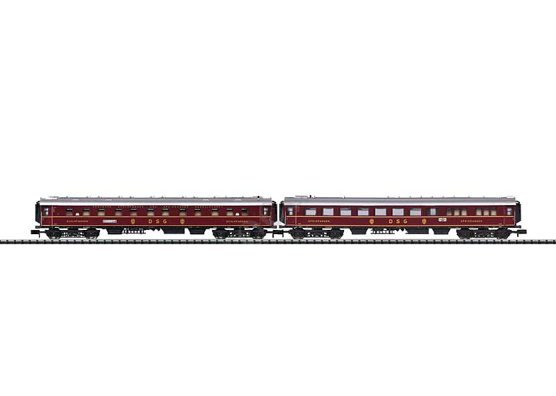画像1: 鉄道模型 ミニトリックス MiniTrix 15876 Add-On to the Express Train Passenger Car Set. 客車 Nゲージ