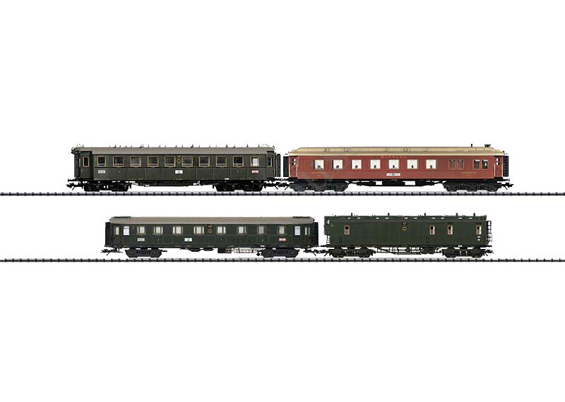 画像1: 鉄道模型 トリックス Trix 23394 D 119 客車セット HOゲージ