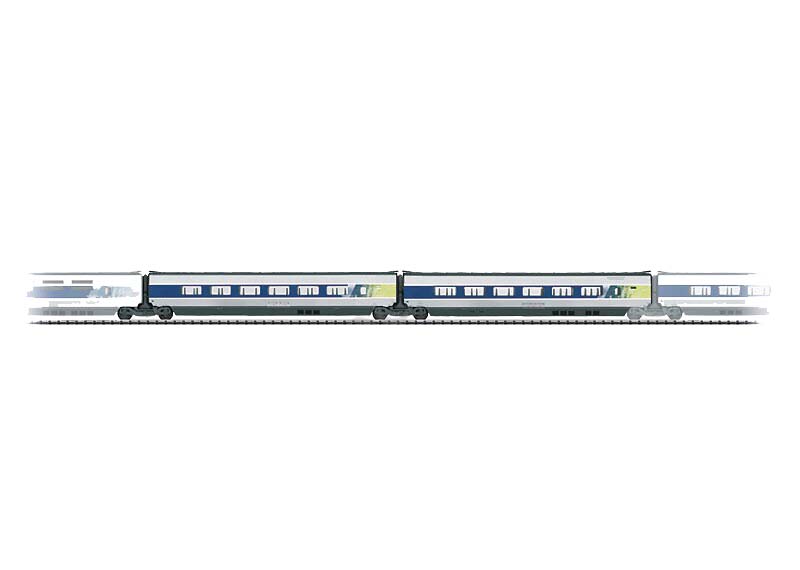 画像1: 鉄道模型 トリックス Trix 23438 増結セット1 TGV POS TGV POS HOゲージ