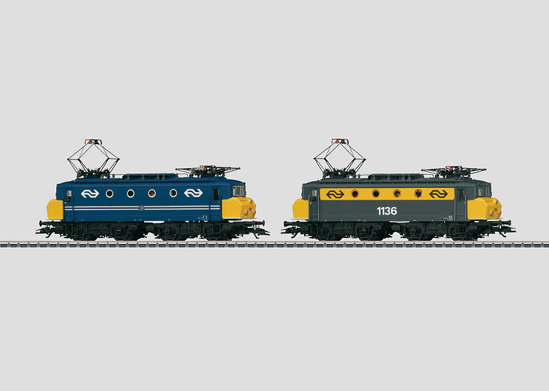 画像1: 鉄道模型 メルクリン Marklin 37243 Dutch State Railways NS class 1100 電気機関車  2両セット HOゲージ