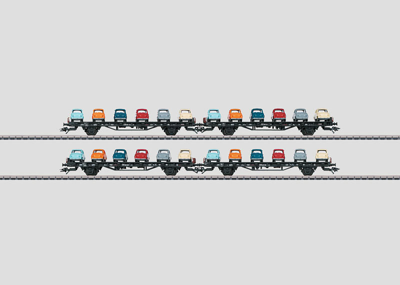 画像1: 鉄道模型 メルクリン Marklin 45098 Auto Transport Car Set 客車 HOゲージ