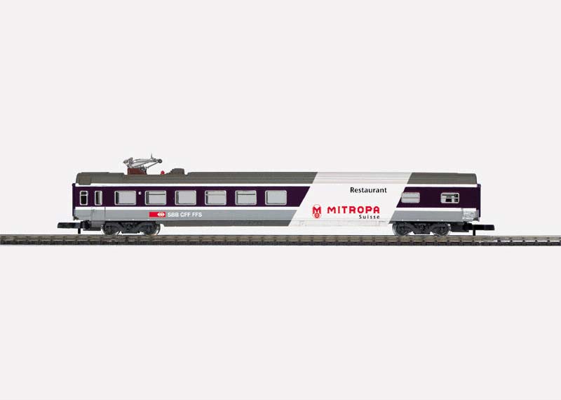 画像1: 鉄道模型 メルクリン ミニクラブ Marklin 87471 EuroCity 食堂車 客車 Zゲージ