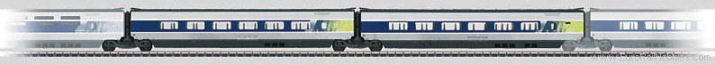 画像1: 鉄道模型 メルクリン Marklin 43420 増結セット1 for TGV POS HOゲージ