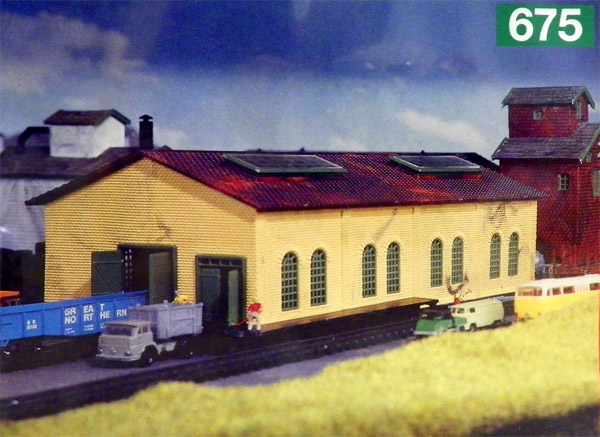 鉄道模型 ヘルヤン HELJAN 675 倉庫施設 組み立てキット Nゲージ