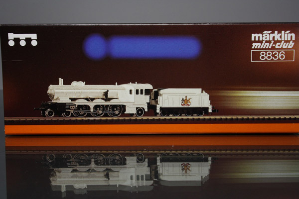 画像1: 鉄道模型 メルクリン Marklin 8836 ミニクラブ mini-club ヴュルテンベルク州立鉄道 蒸気機関車 銀メッキ Zゲージ