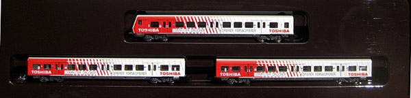 画像2: 鉄道模型 メルクリン Marklin 8783 ミニクラブ mini-club "Toshiba" Commuter DB Car Set 限定品 Zゲージ