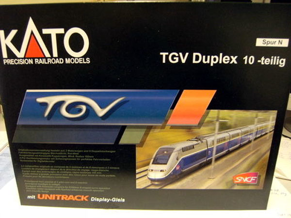 正規逆輸入品 KATO・フランス・TGV・10両編成（登場時色） TGV 模型 