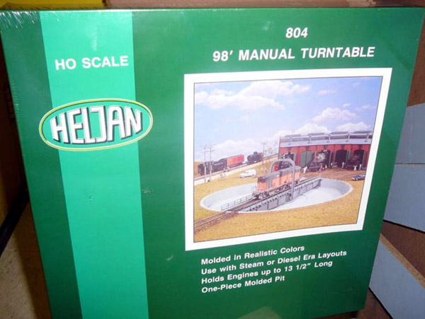 画像1: 鉄道模型 ヘルヤン HELJAN 804 手動ターンテーブル 転車台 HOゲージ