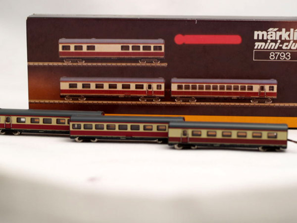 画像1: 鉄道模型 メルクリン Marklin 8793 ミニクラブ mini-club TEE Railcar 3両増結セット Zゲージ
