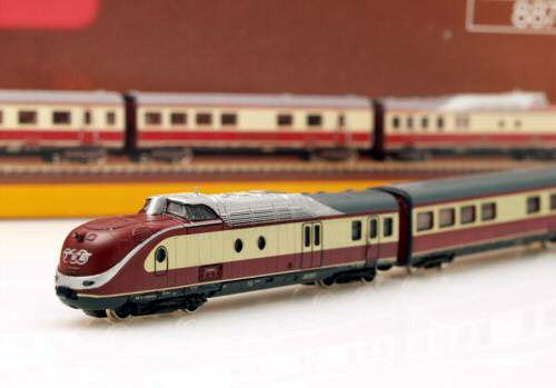 鉄道模型 メルクリン Marklin 8873 ミニクラブ mini-club TEE Railcar DB VT11.5 4両セット Zゲージ