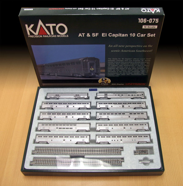 鉄道模型 カトー KATO 106-075 サンタ・フェ エル・キャピタン 客車10 