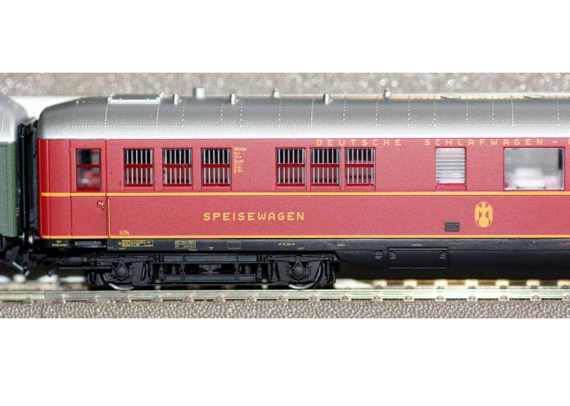 画像3: 鉄道模型 トリックス Trix 23446 D4um-60 A4um-61 AB4um-63 B4um-63 WR4u e-39 DB 客車セット HOゲージ