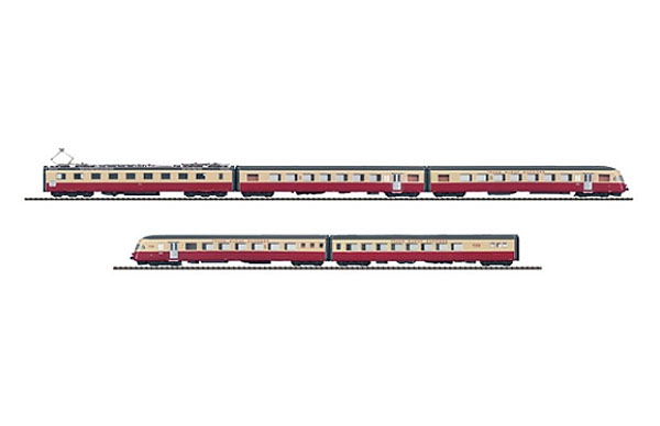 画像1: 鉄道模型 トリックス Trix 22135 Gottardo TEE ゴッタルド 5両セット HOゲージ