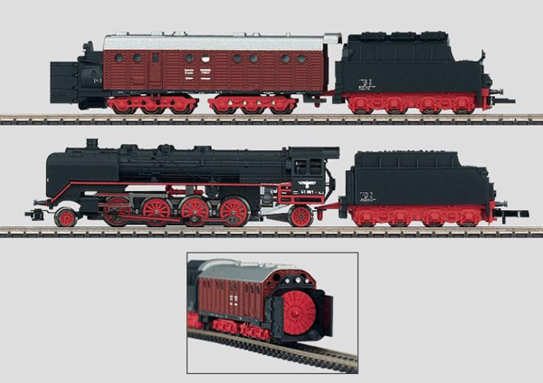 画像1: 鉄道模型 メルクリン Marklin 81361 除雪車セット ロータリー車 蒸気機関車 BR41 Zゲージ