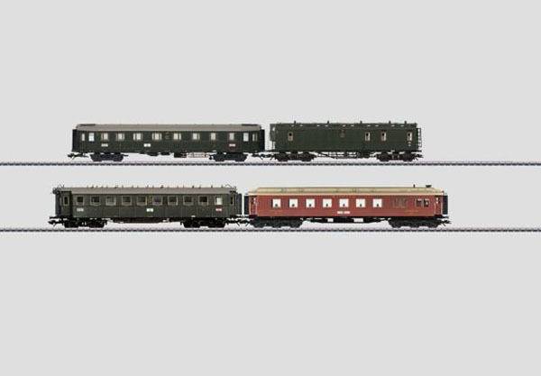 画像1: 鉄道模型 メルクリン Marklin 42762 急行列車 客車4両セット D119 HOゲージ