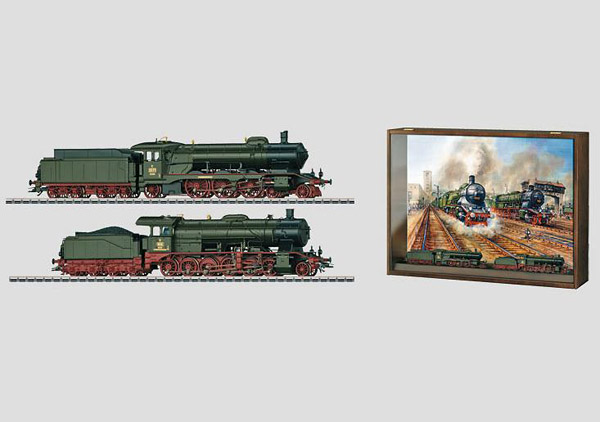 画像1: 鉄道模型 メルクリン Marklin 31021 シュトゥットガルト駅 蒸気機関車セット K.W.St.E. Reihe C + Reihe K HOゲージ