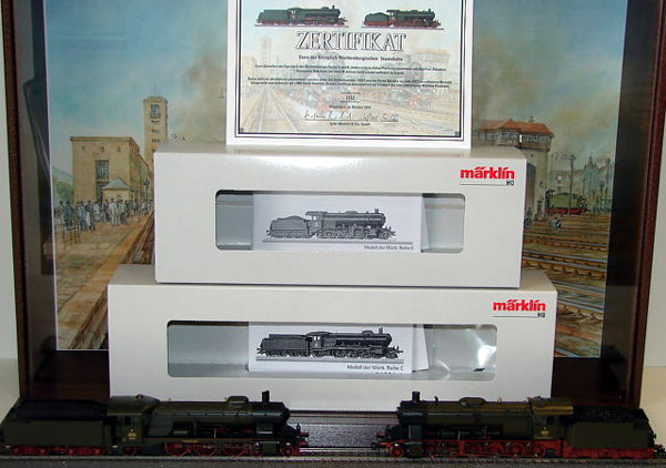 画像2: 鉄道模型 メルクリン Marklin 31021 シュトゥットガルト駅 蒸気機関車セット K.W.St.E. Reihe C + Reihe K HOゲージ