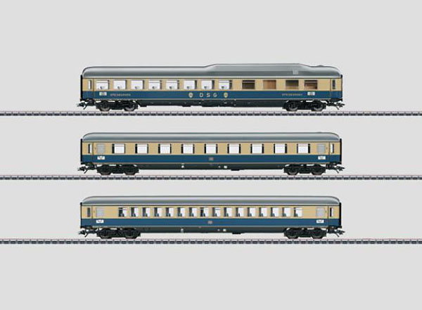 画像1: 鉄道模型 メルクリン Marklin 43873 ラインゴールド 客車セット2 HOゲージ