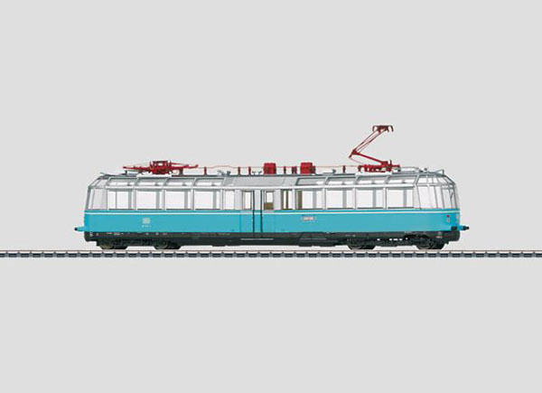 画像1: 鉄道模型 メルクリン Marklin 37580 DB 491 ガラス電車 水色 HOゲージ