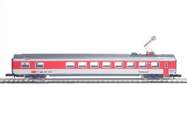 画像1: 鉄道模型 メルクリン Marklin 8747 ミニクラブ mini-club SBB 食堂車 Zゲージ