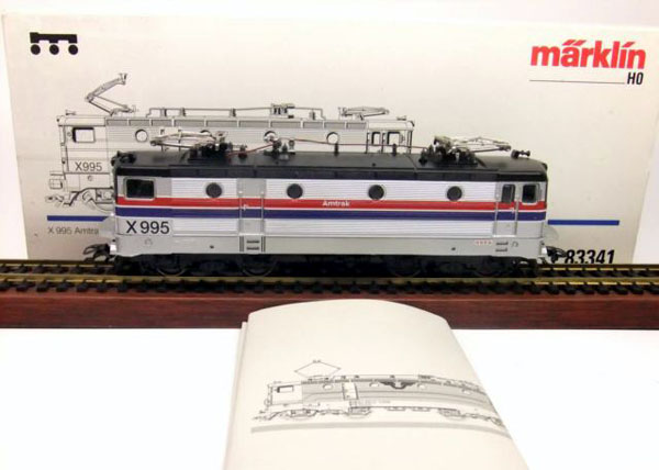 画像3: 鉄道模型 メルクリン Marklin 83341 Amtrak アムトラック X995 電気機関車 インサイダーモデル HOゲージ 限定品